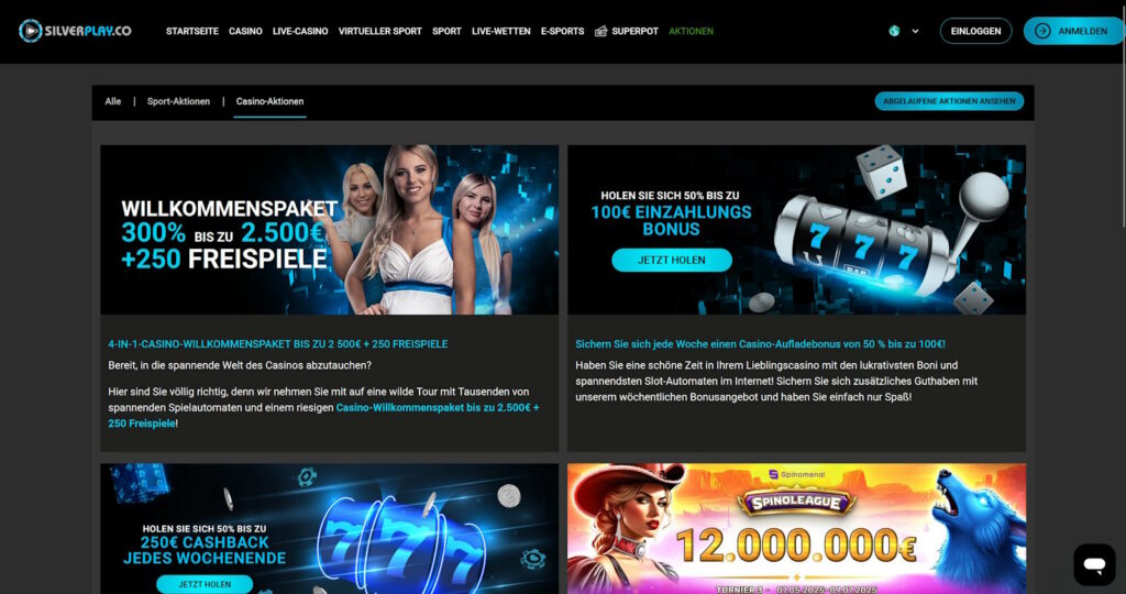 silverplay online casino bonusangebote