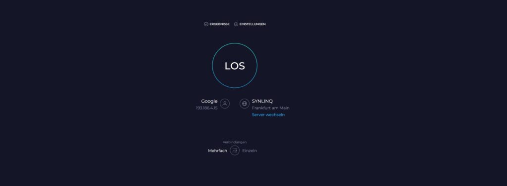 Arten von Speedtests