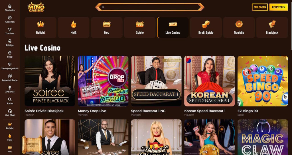 Mino Casino 2 MinoCasino Live Casino