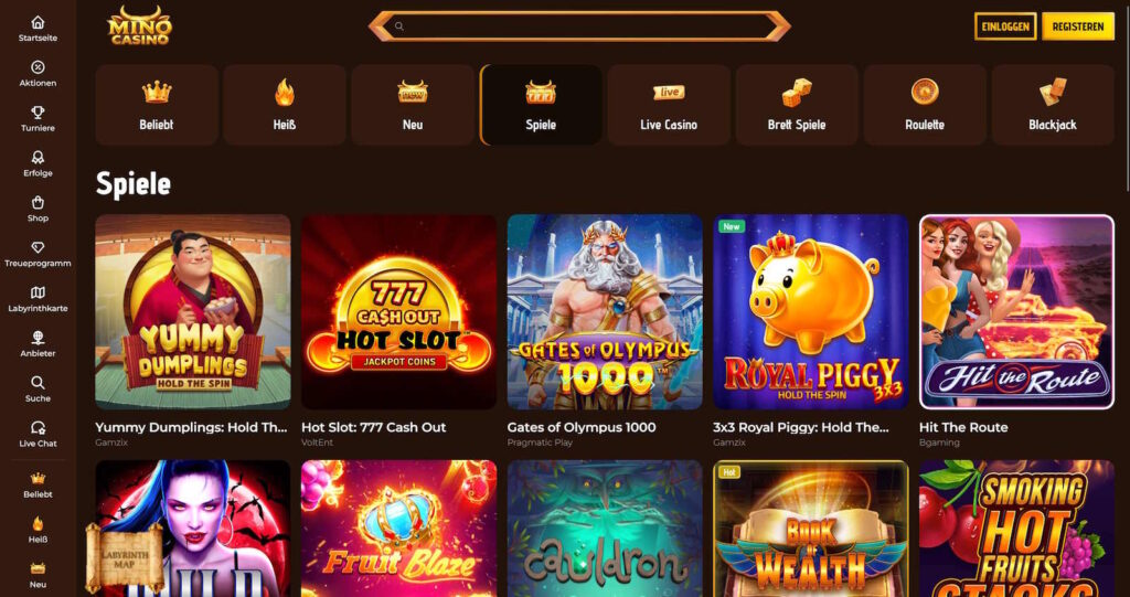 Mino Casino 4 MinoCasino Slots