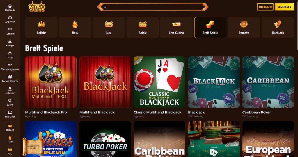 Mino Casino 3 MinoCasino Tischspiele