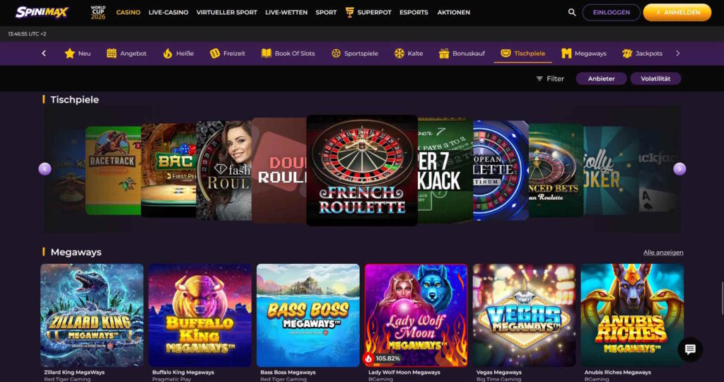 Spinimax 3 Spinimax Casino Tischspiel