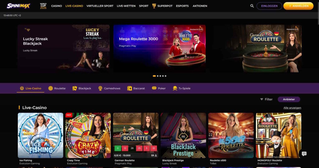Spinimax 5 Spinimax Live Casino
