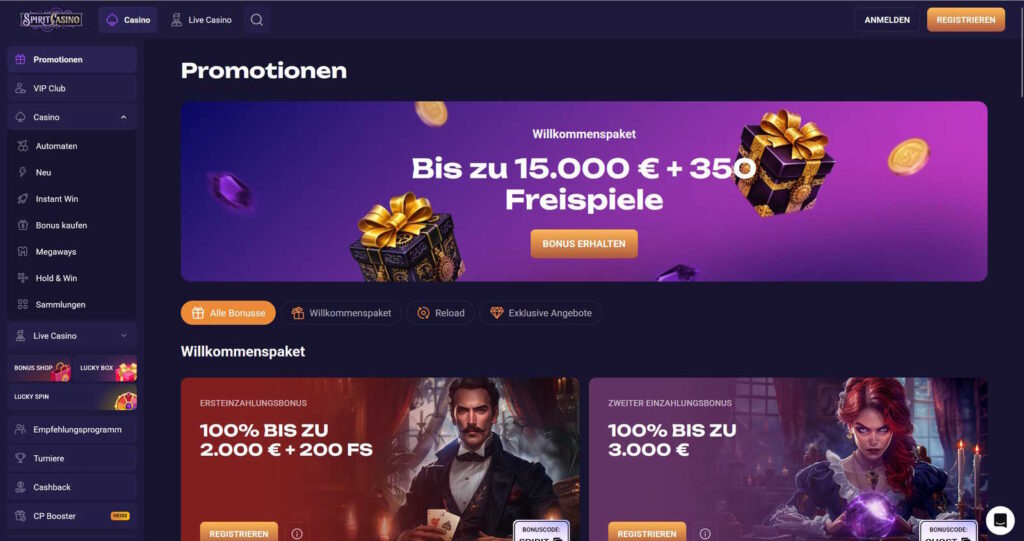 Spirit Casino 6 Spirit Casino Bonus