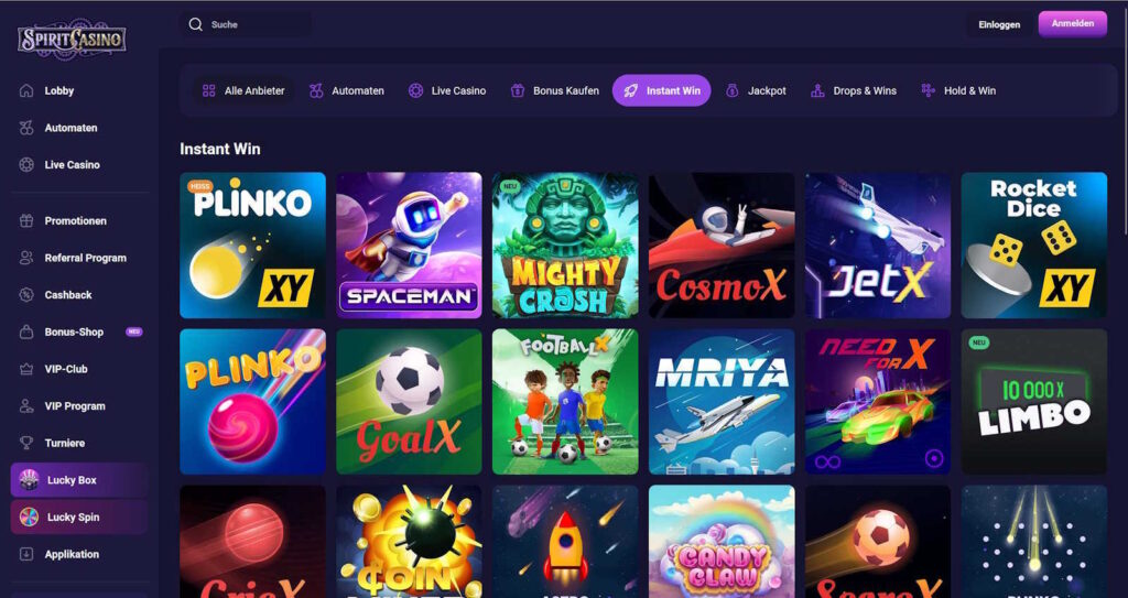 Spirit Casino 4 spirit casino instant win